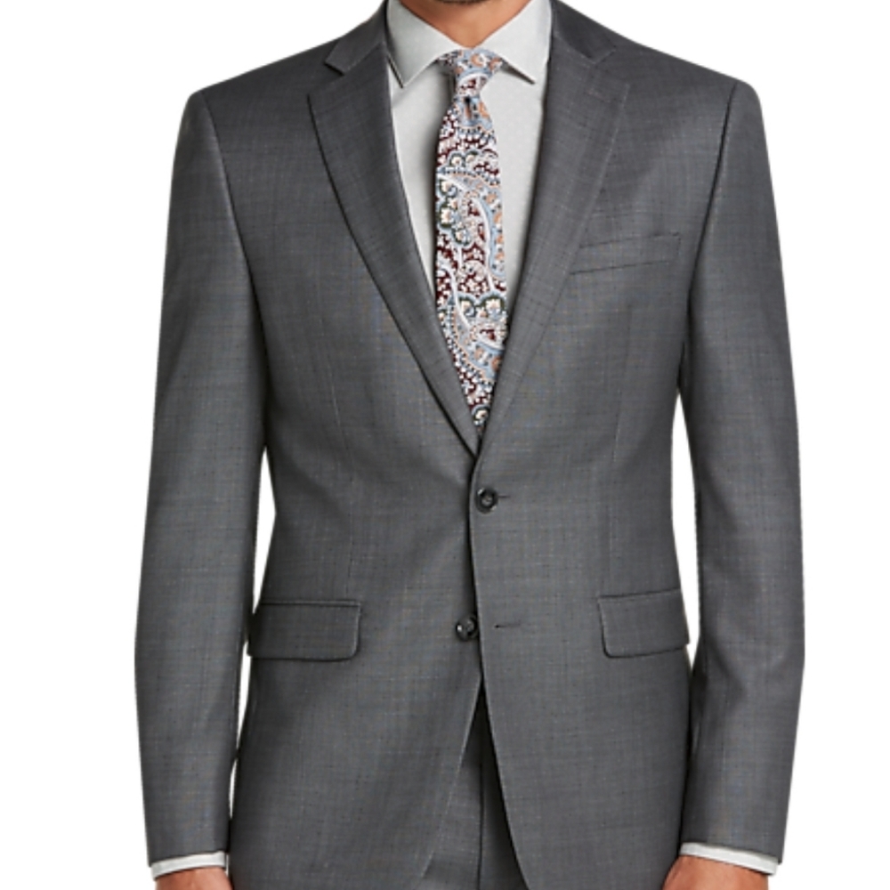 Calvin Klein Suit 44R Grey